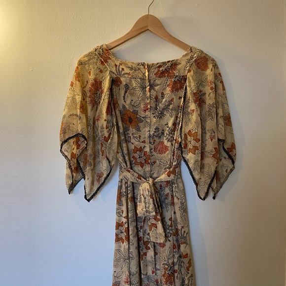 Vintage 70’s Floor-Length Handmade Prairie Dress - Picture 3 of 3